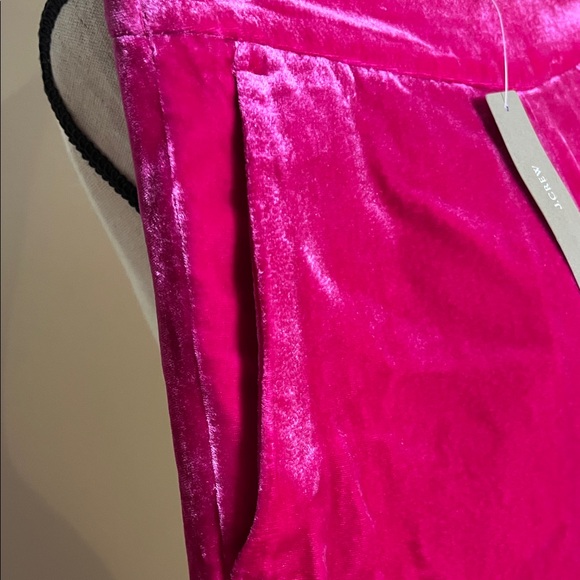 💘💓👛NWT J. Crew Bright Pink Velvet Pants - Picture 7 of 11
